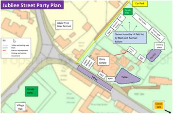 Platinum Jubilee in Onibury - Sunday 5th June 2022